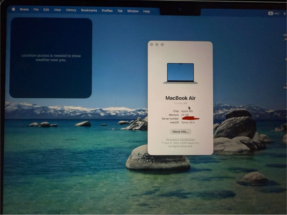 MacBook Air M5 24/512