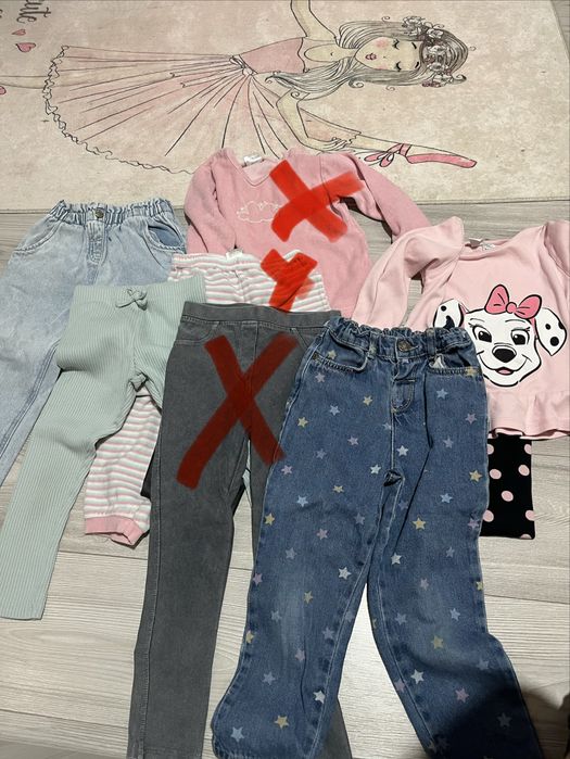 Лот детски дрехи 104/110