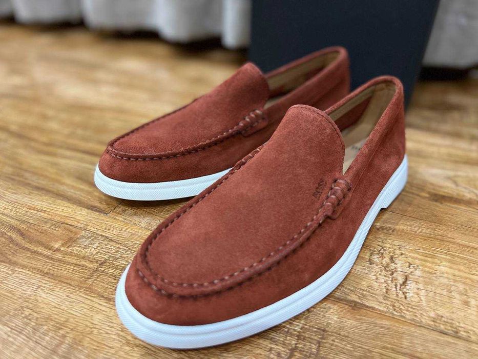 Hugo Boss мужские замшевые лоферы РАЗМЕР 41