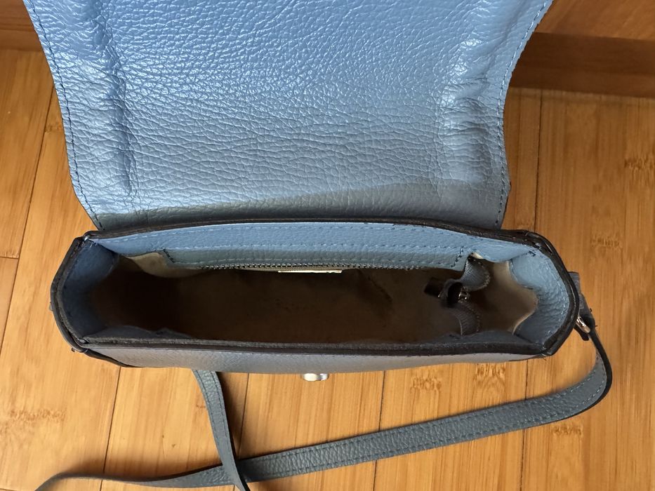 Дамска чанта телешка естествена кожа Mia Tomazzi