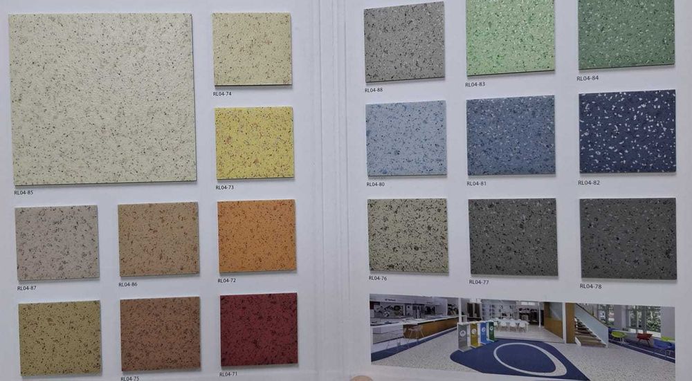 Линолеум гомогенный, гетерогенный