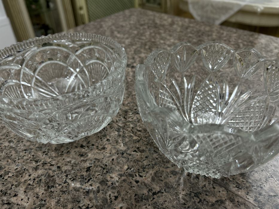 Продам хрусталь,салатницы,рюмки