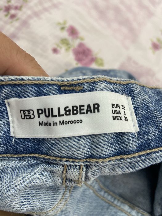 Джинсы широкие прямые