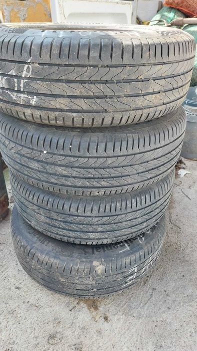 Set 4 Cauciucuri vara + jante orig. VW Golf 4, Continental 195/65/R15