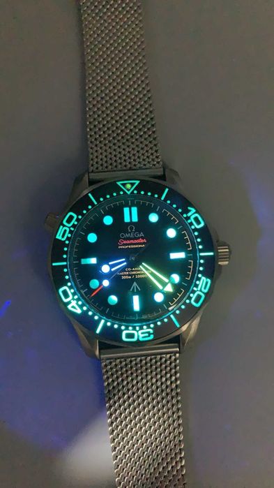 omega seamaster diver 300m Titanium-титан