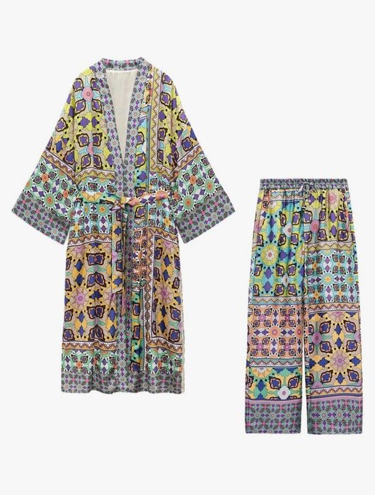 Дамски сет zara  флорален