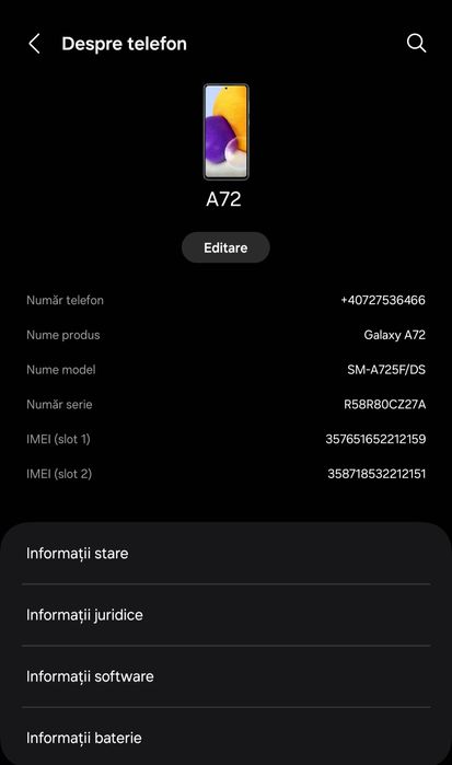 Samsung Galaxy A72