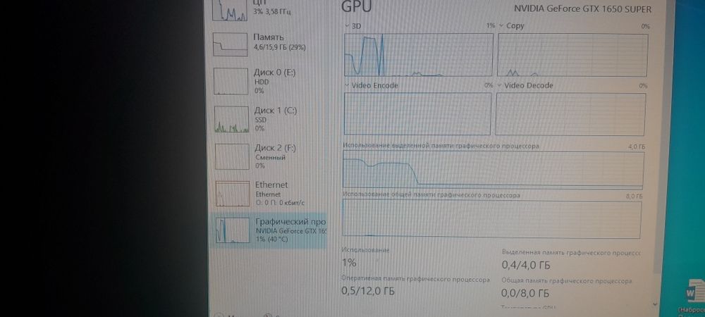 Продам видеокарту GTX 1650 SUPER