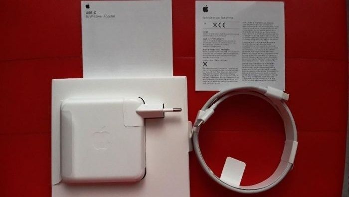 Incarcator priza +Cablu USB-C 87W ORIGINAL Apple Macbook Pro 15" A1706