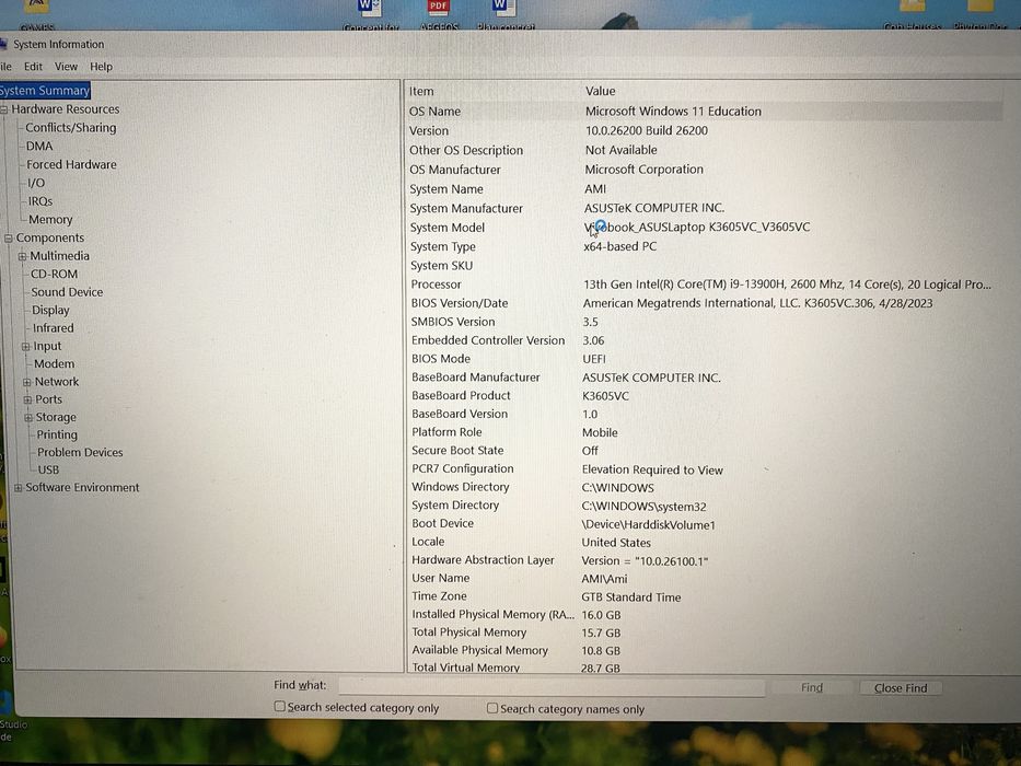 ASUS Vivobook 16X -Intel i9 -13900 + RTX  3050 | ideal programare/edit