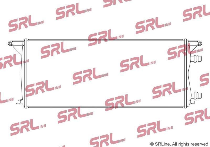 Radiator apa Mercedes Clasa GLS 202019, Clasa GL 202015, Clasa GLE 202019, Clasa M/Ml 202015, 3.0 V6 T, 4.7 V8 T, 5.5 V8 T, 3.0 V6k, 613x262x26mm,