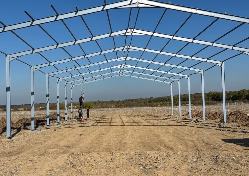 Confecționez si vand structuri metalice 12x30x4h