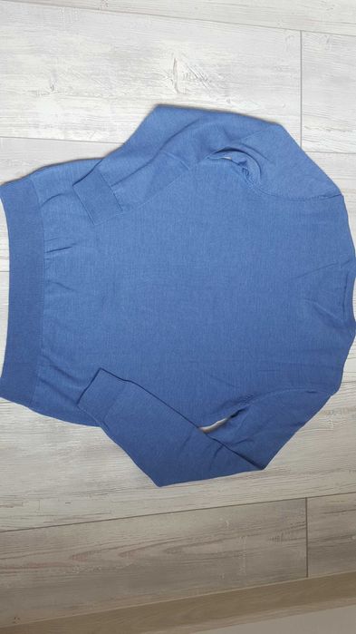 Чисто нов син мъжки пуловер LC WAIKIKI BASIC размер L