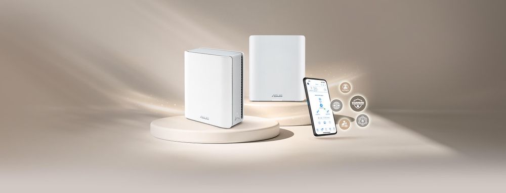Router cu Wi-Fi 7 ASUS ZenWiFi BT10. TriBand. 10G dual port