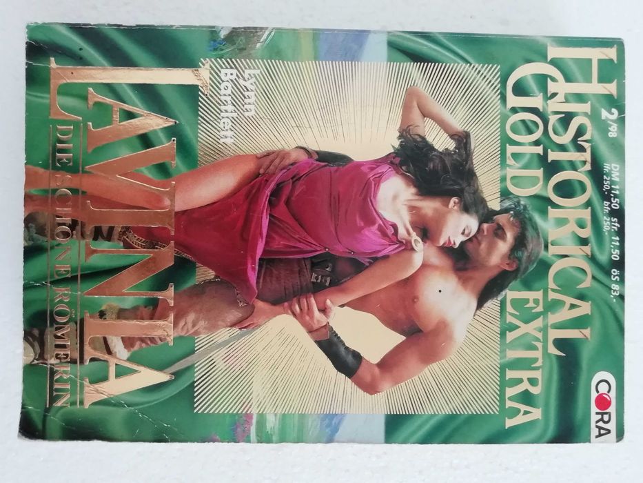 Книгата "Лавиния, красивата римлянка" от Лин Бартлет на немски език