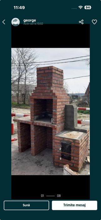 Gratar de gradina,rustic si simplu