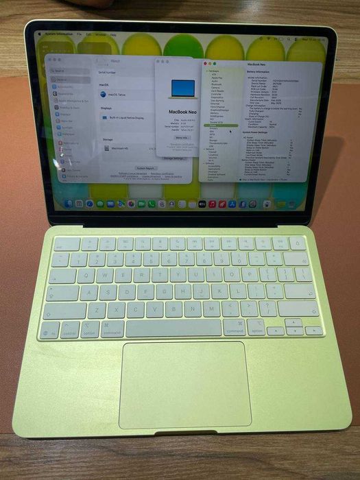 Macbook Neo 100% 13 sikl Citrus Srochnaga