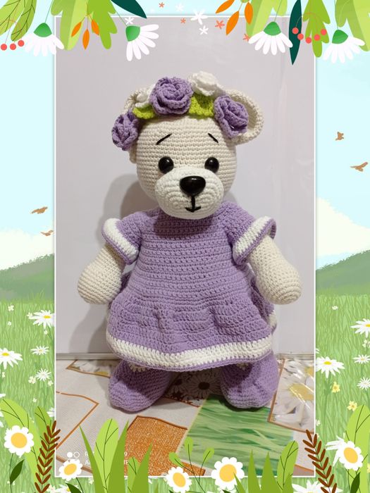 Распродажа.Няша ручная работа рост 32 см.