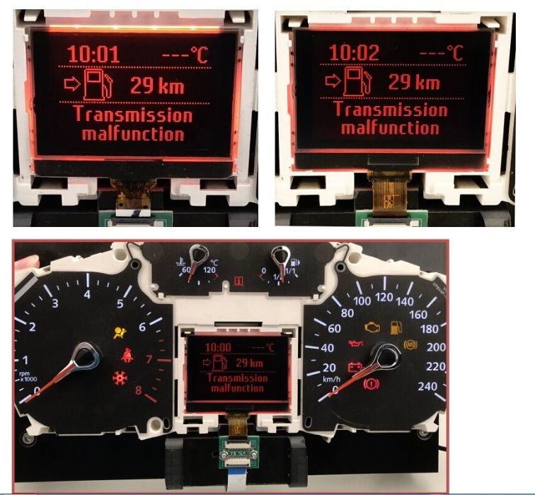 Дисплей за километраж Ford Focus,C-Max,Galaxy,Kuga... (Малък дисплей)