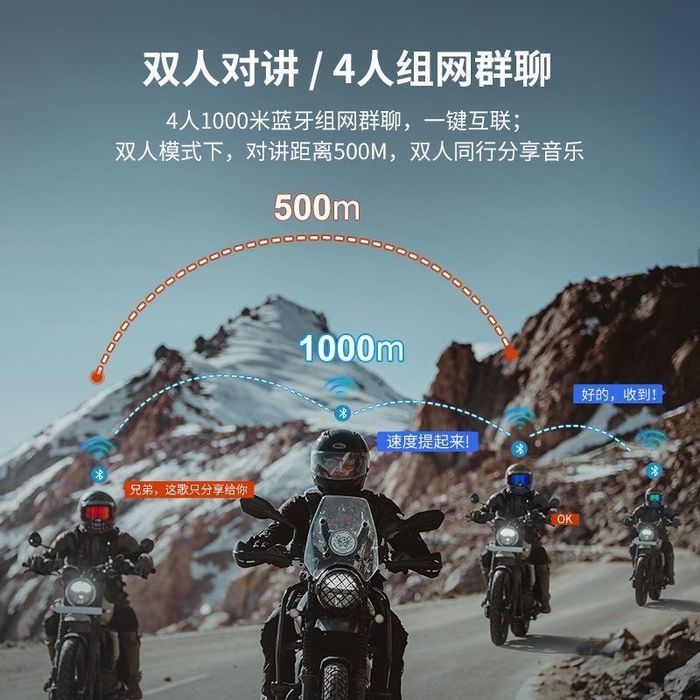 Blutuz garnitura moto wlem un