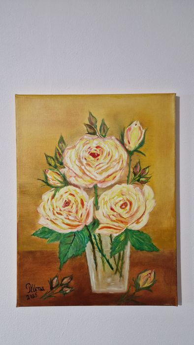 Vând picturi acrilice/ulei pe pânză sau canvas