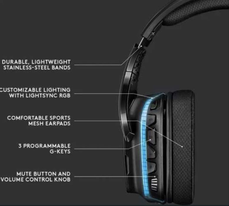 Слушалки Gaming Logitech G635