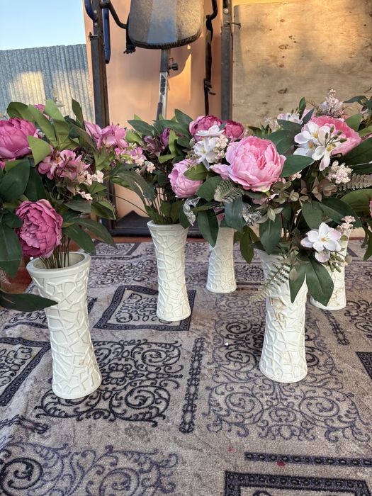 Искустывенные цветы 5шт