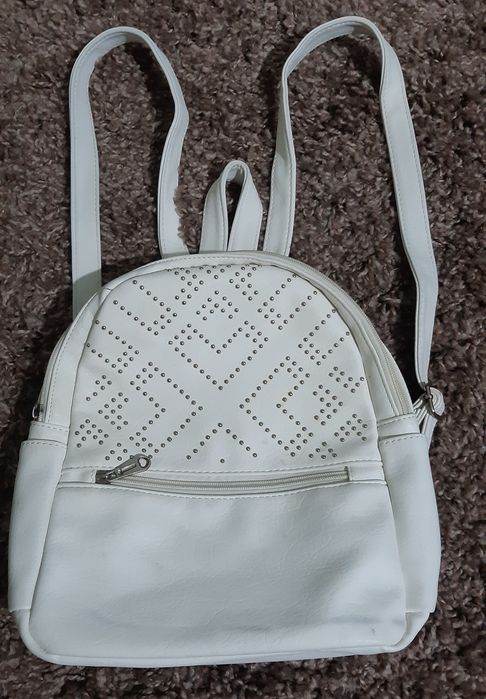 Rucsac alb 30/30 cm