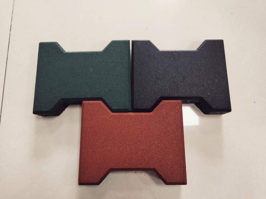 Резиновая плитка брусчатка для спортивные площадки бассейни