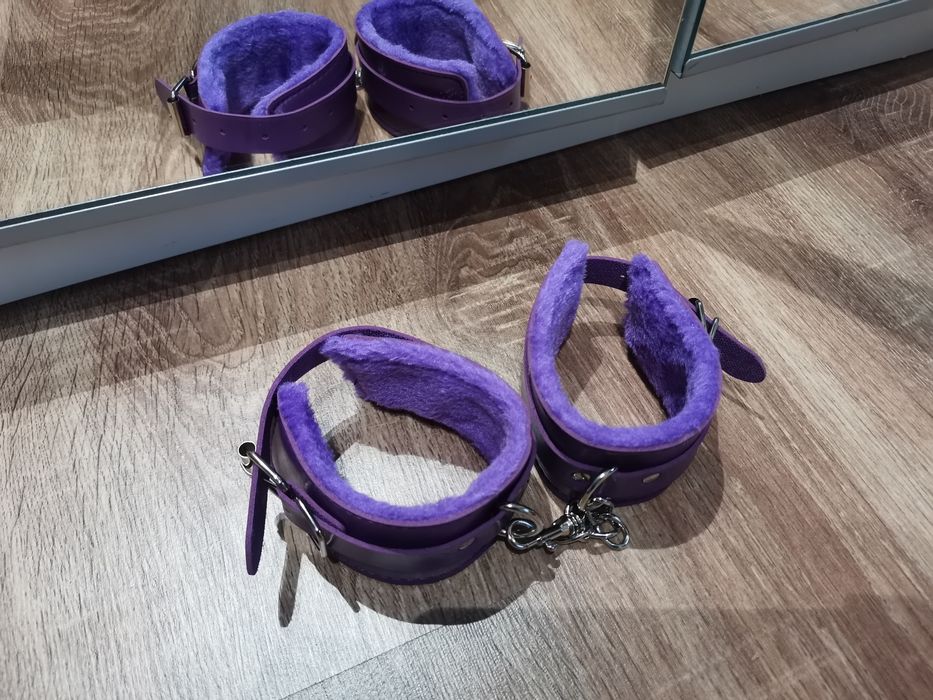 Cătușe blanita sexi, cătușe Puf Sexy, Mov