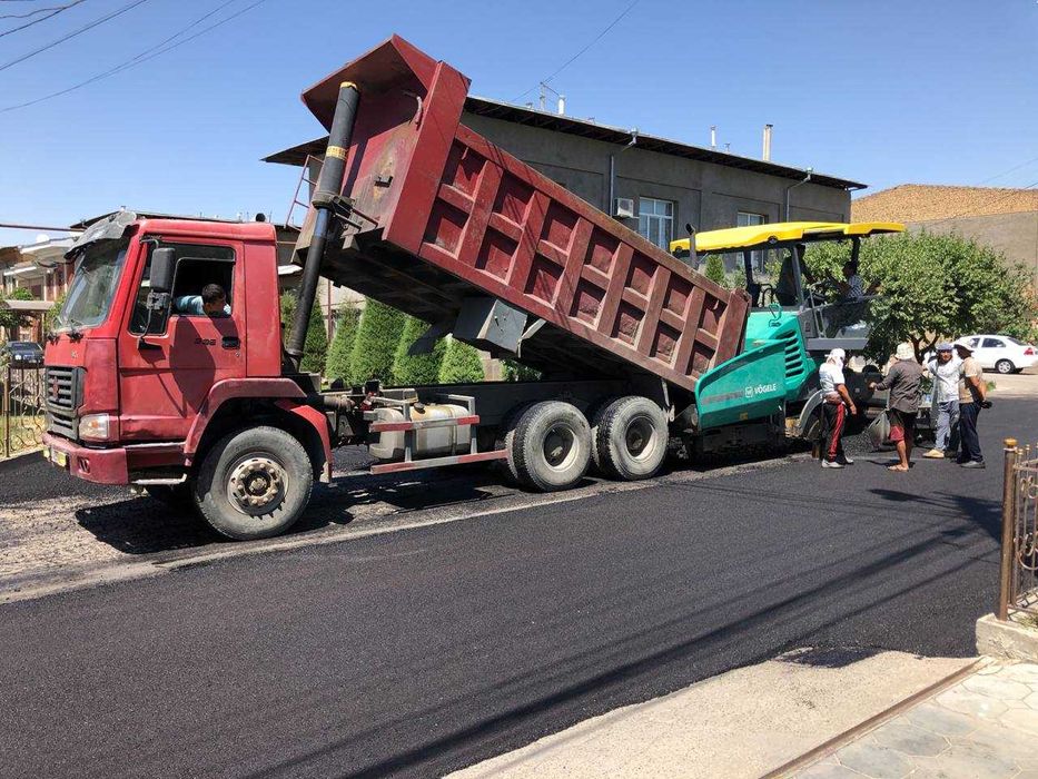 Асфальтирование стоянок в Ташкенте. Качественно. Разметка