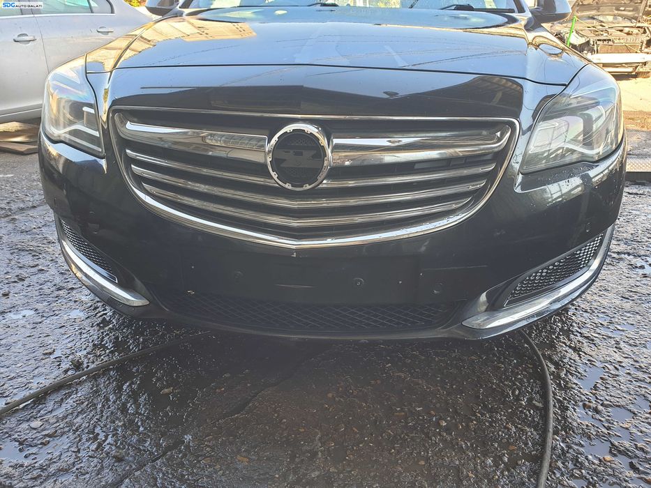 Bara Spoiler Fata FARA Grila si Emblema cu Locas Senzori Parcare Opel Insignia A FL Facelift 2013 - 2017 Culoare Z22C [K6052]