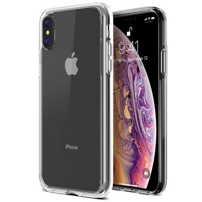 Husa silicon 0.3mm cu protecție la camera pt. iPhone X / XS / XS Max
