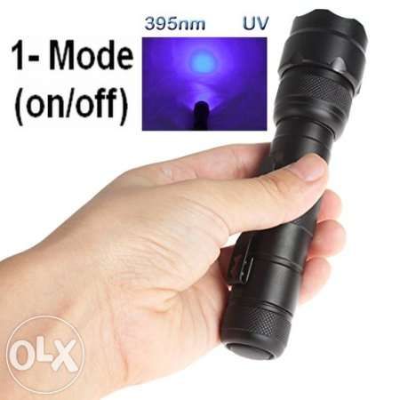 Lanterna ultravioleta cu Led LG 5W 375nm cu 1- Mode UniqueFire 502B