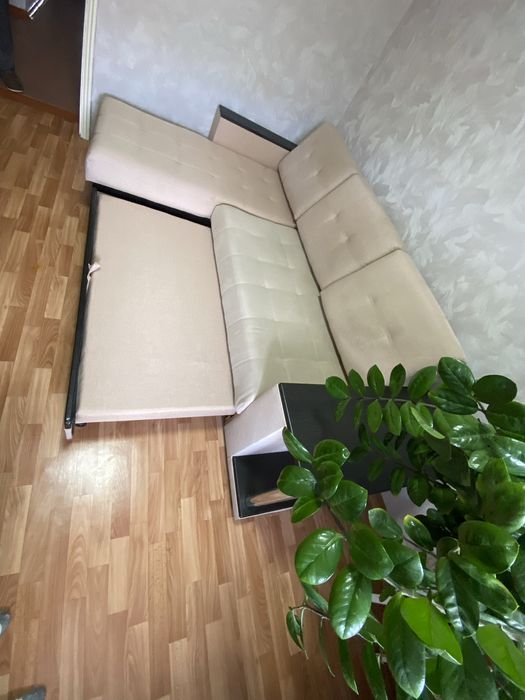 Диван угловой  моноблок рассклодной