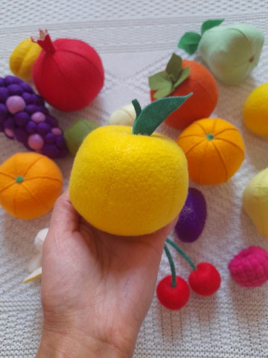 Наборы овощи/фрукты из фетра