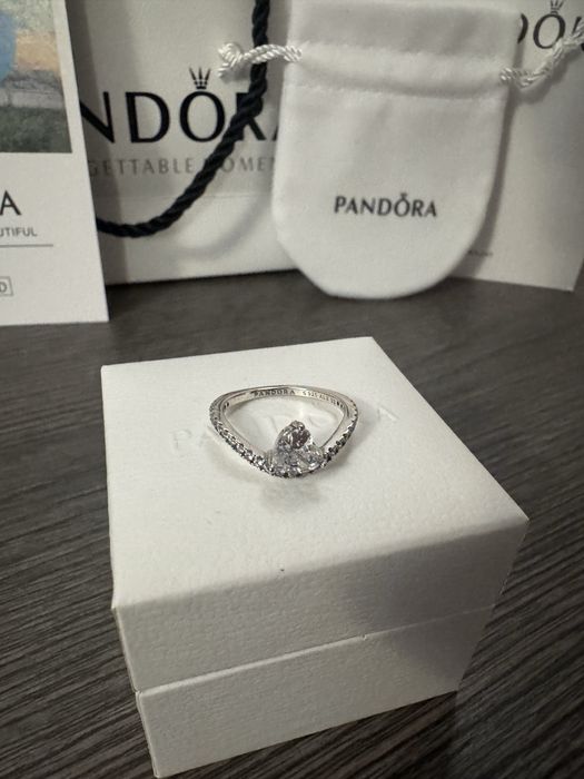 Inel pandora inimioara curbat