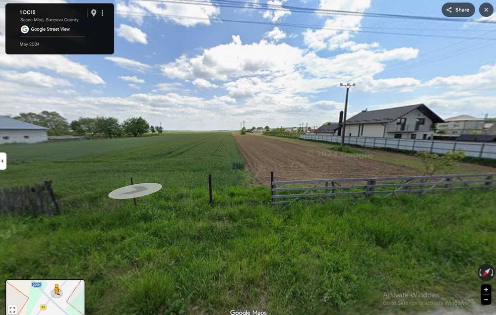 8100 mp teren intravilan Sasca Mica Com. Cornu Luncii