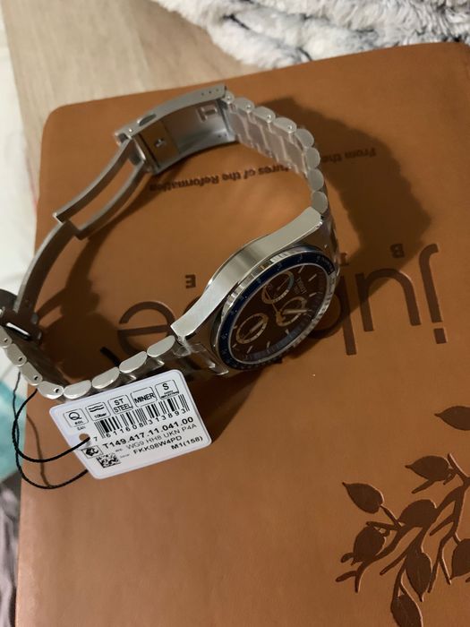 Чисто нов швейцарски Tissot PRS 516 хронограф-тахиметър