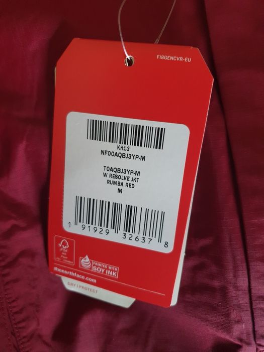 The North Face W Resolve Jacket Rumba Red