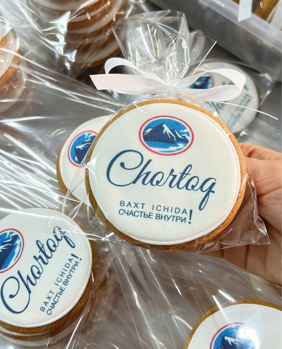 Имбирные пряники с логотипом. Корпоративные подарки.