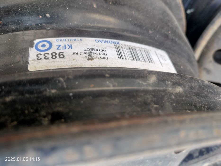 Jante peugeot citroen r16 , 5 x 108