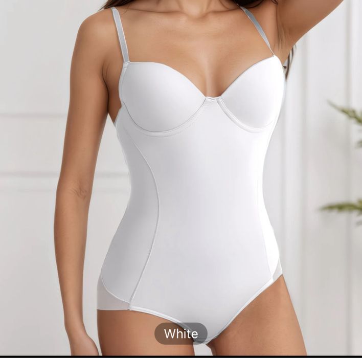 Корсет майка боди белый на 4 размер груди 2хл