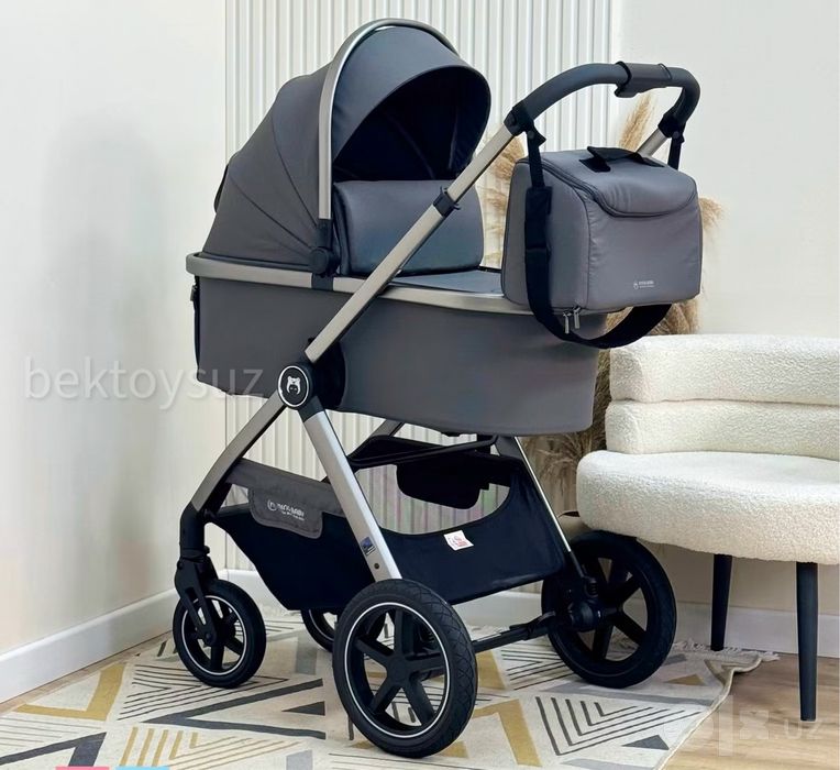 Коляска детская ININGBABY K622 - 2в1 — люлька, прогулочный блок, сумка