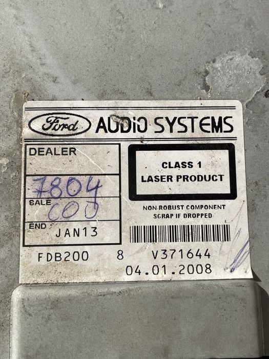 CD - player Ford Fiesta 2005-2008