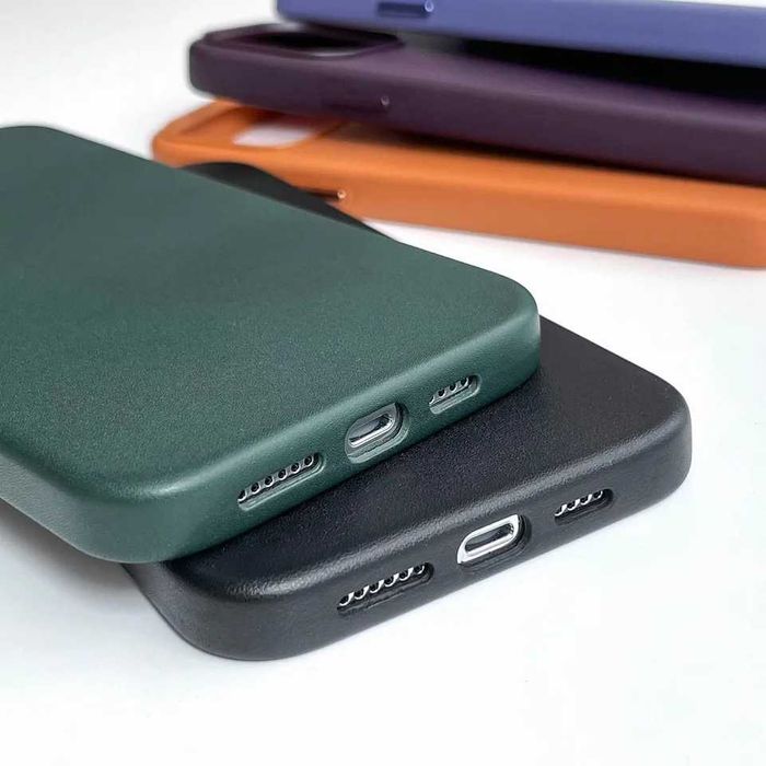 Apple Leather Кожен калъф за iPhone 15 / 15 PRO, PLUS и PRO MAX