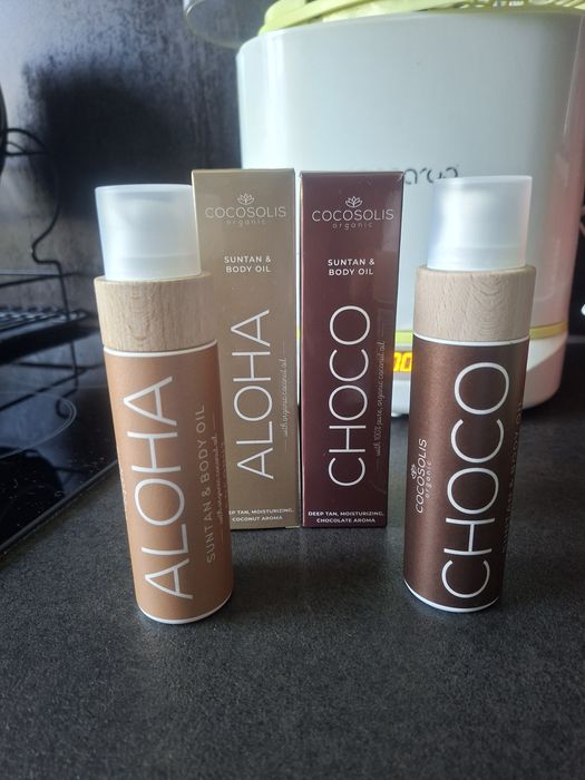 CHOCO Suntan & Body Oil & ALOHA Suntan & Body Oil COCOSOLIS