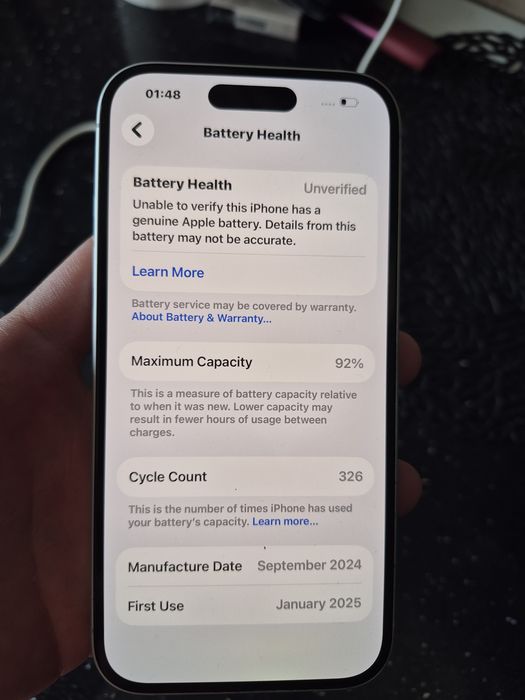 Iphone 16 128gb 92baterie