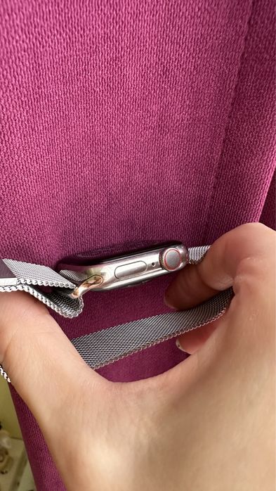 Часы apple watch 5, стальные 40мм