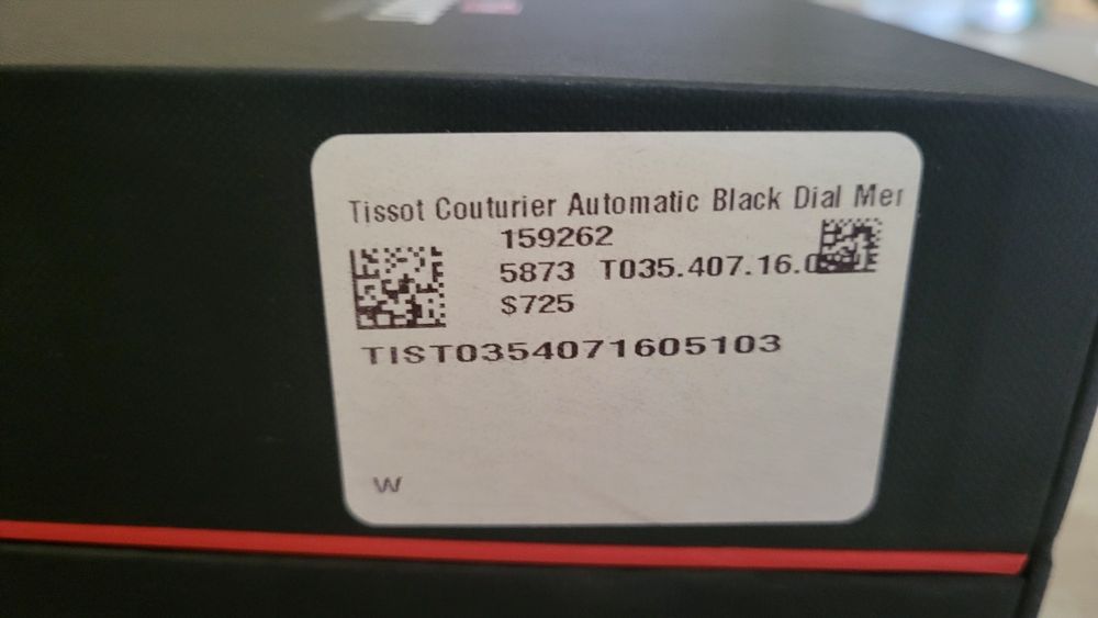 Часы мужские Tissot Couturier